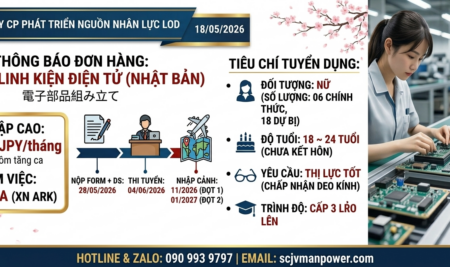 THÔNG BÁO TUYỂN DỤNG